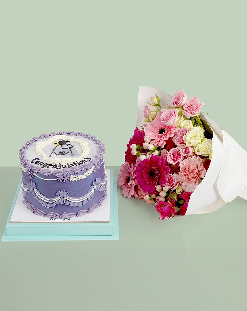 Purple Grad Bouquet