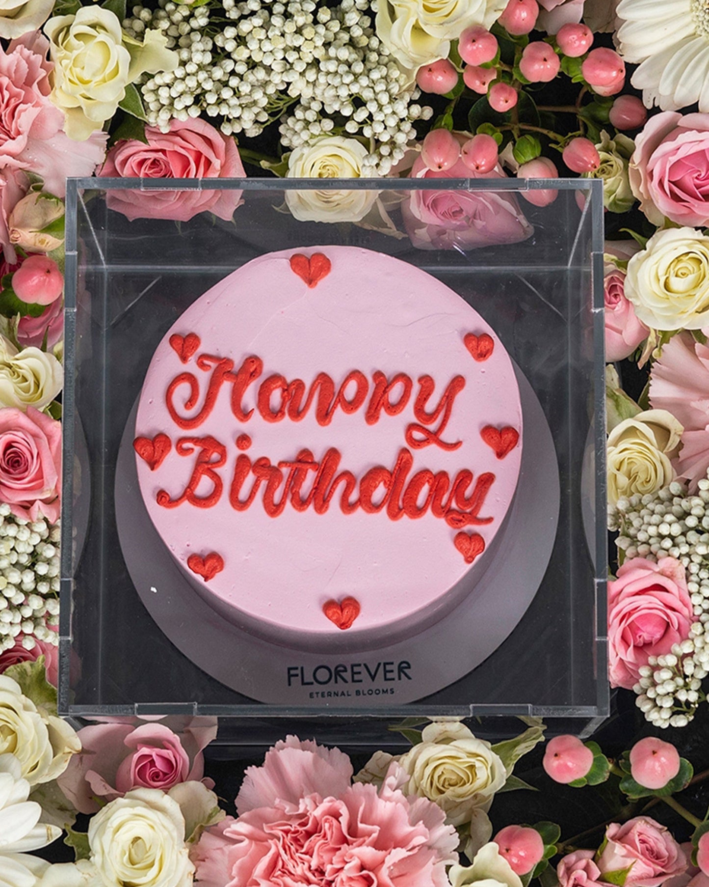 Pink-White Cake Box