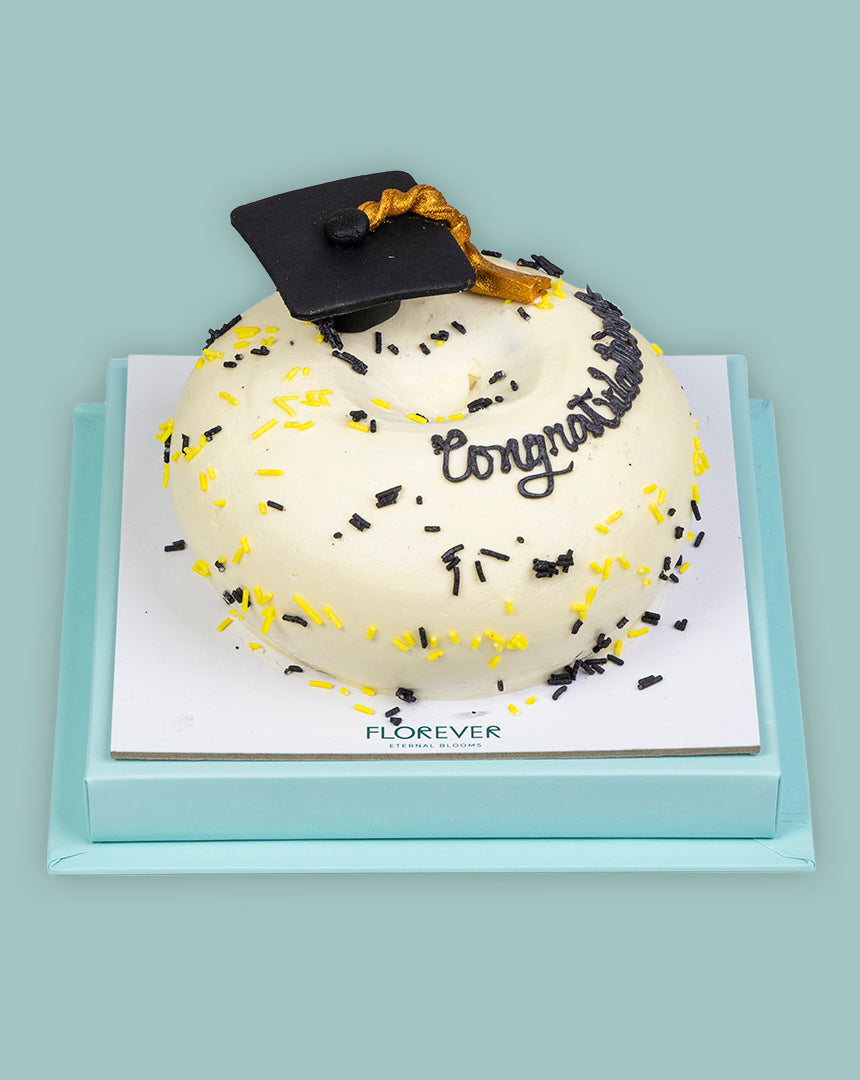 Grad Donut Cake