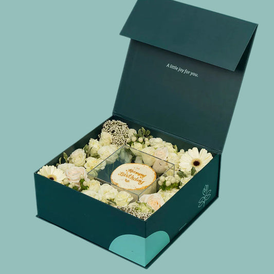White Cake Box