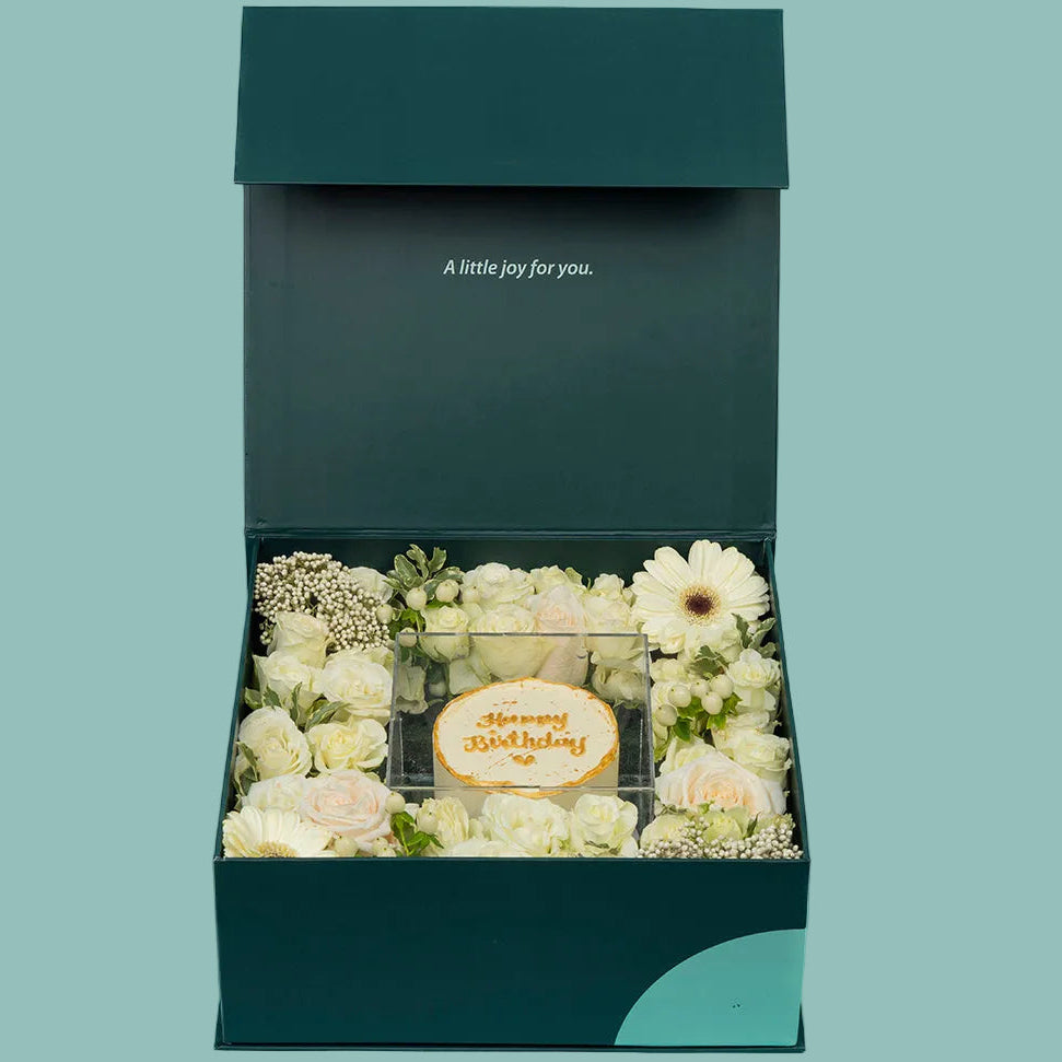 White Cake Box