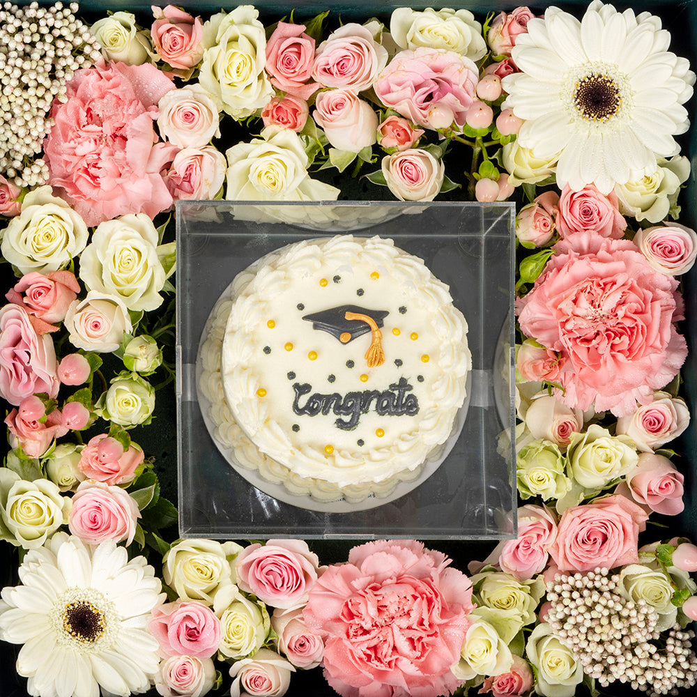Pink White Grad Box II