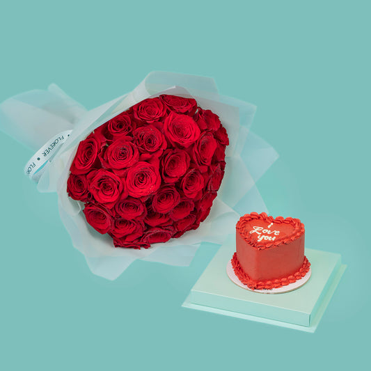 Forever Heart and Roses