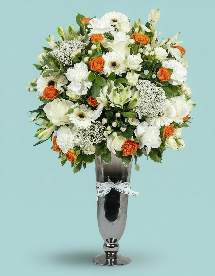 Ivory Sunset Vase