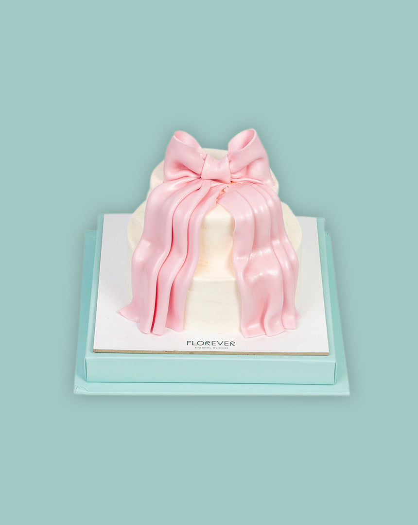 Double Bow Cake