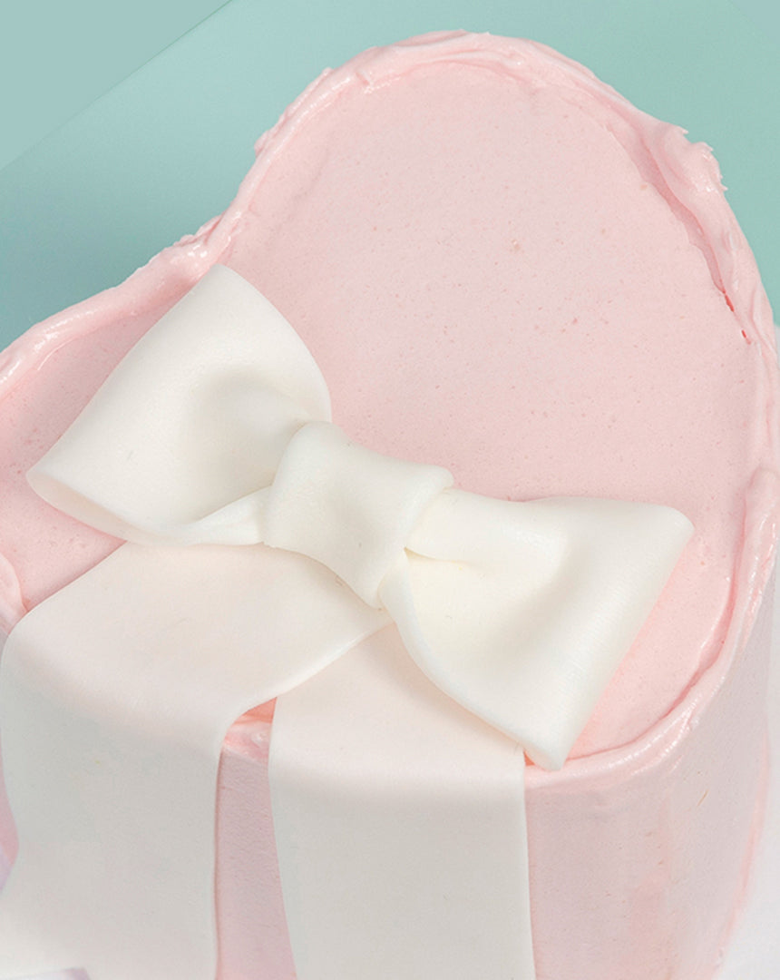 Pink Bow Cake