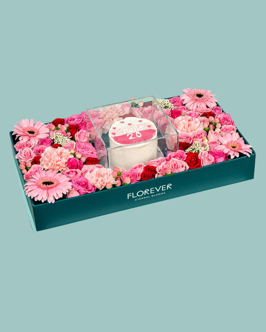 Pink Bloom Tray