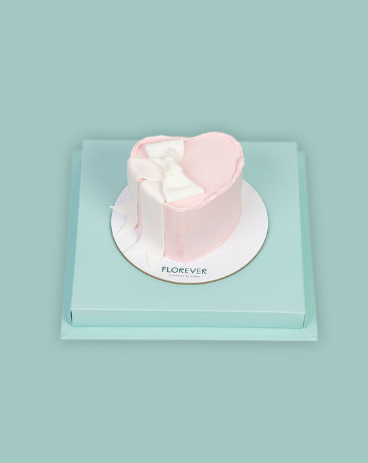 Pink Bow Cake